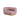 sofa cascade colette tissu velours couleur rose poudré avec base dorée