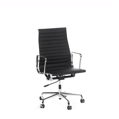 Chaise de bureau Executive avec coussin rigide - Prunelle
