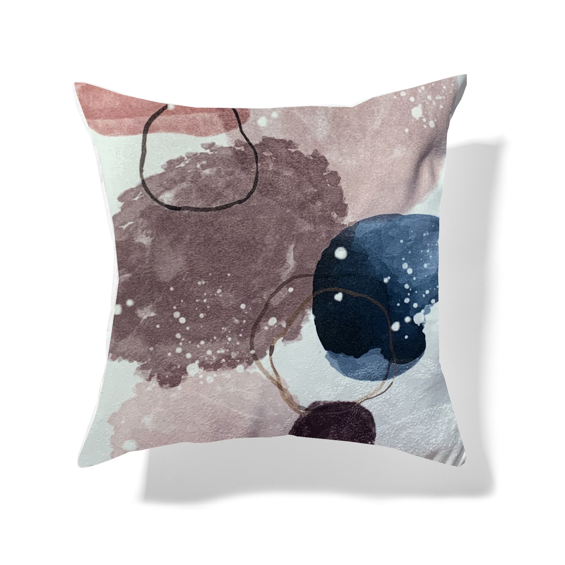 Purple Watercolor Cushion Prunelle