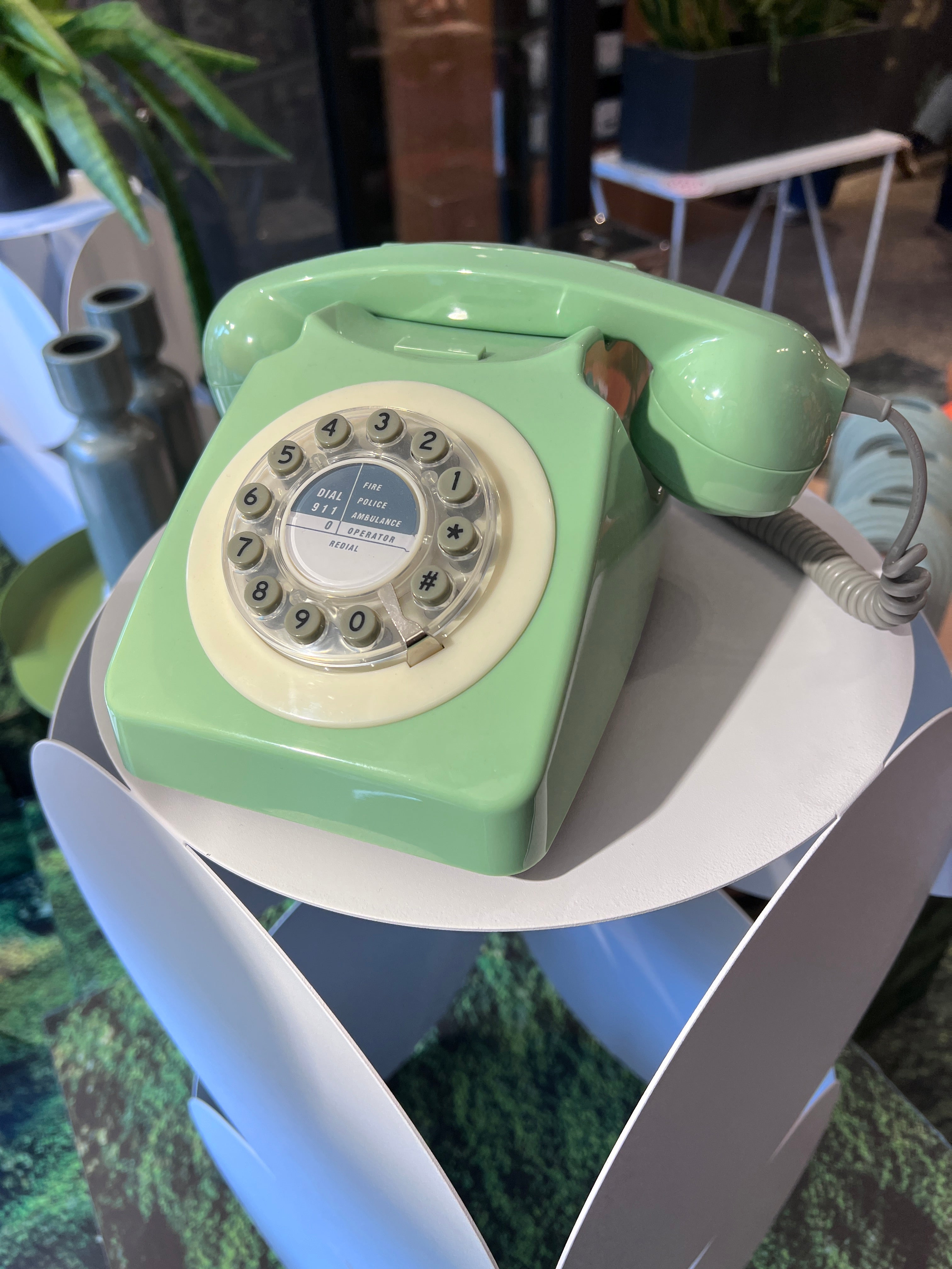 Téléphone retro - Vert - Hello & Co - Magasin de bébé Téléphone retro - Vert - Hello & Co - Magasin de bébé