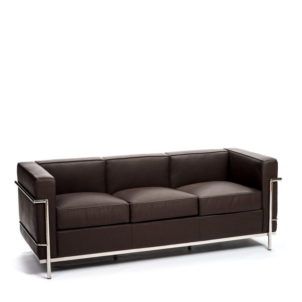 LC2 Sofa in Chocolate