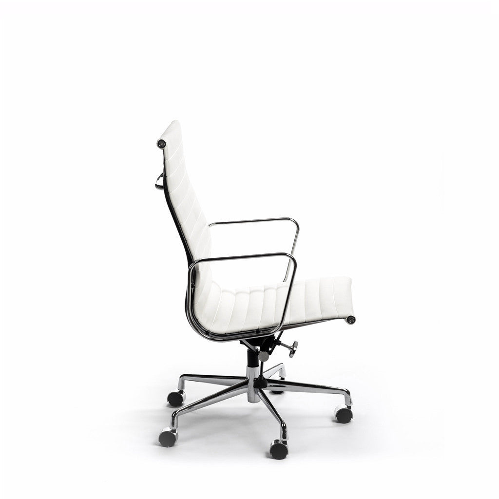 Chaise de bureau Executive avec coussin rigide - Prunelle