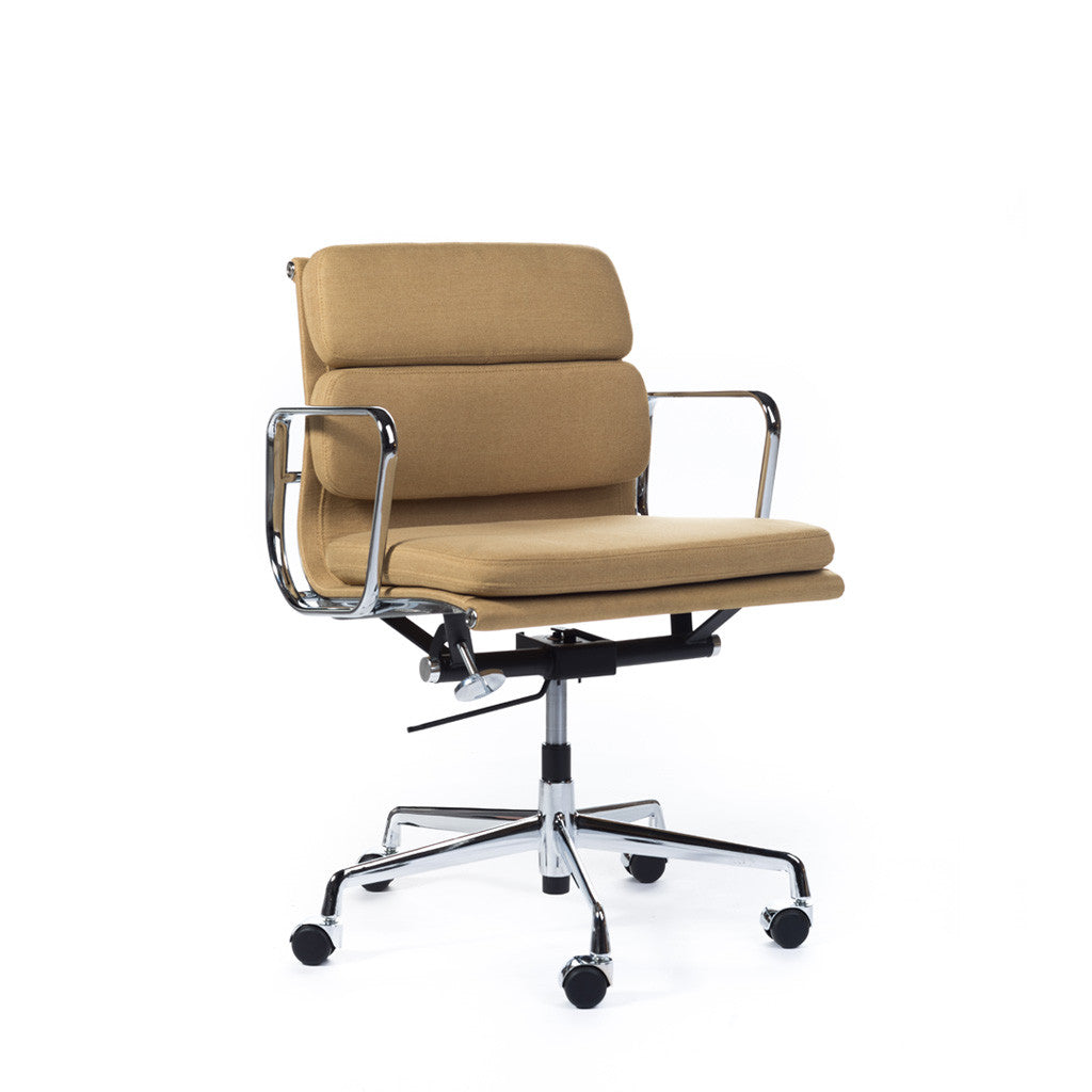 Chaise Bureau Management- Soft Pad -Tissu - Prunelle