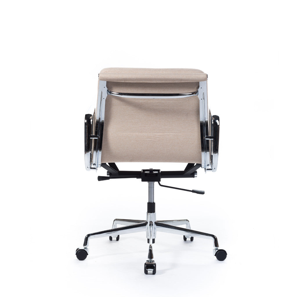 Chaise Bureau Management- Soft Pad -Tissu - Prunelle