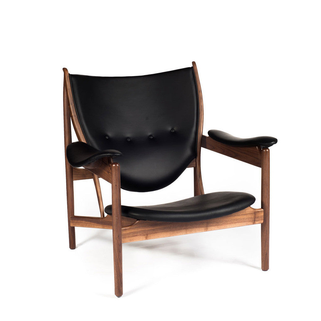 chieftain lounge chair cuir leather fauteuil finn Juhl