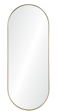 
                      
                        Load image into Gallery viewer, Gold Oval Mirror 
                      
                    