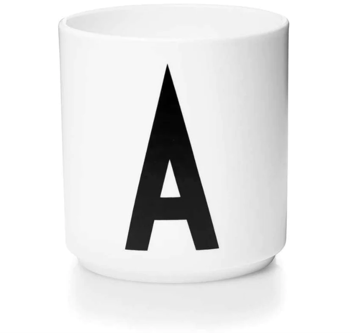 Design Letters Arne Jacobsen cup - Alphabet
