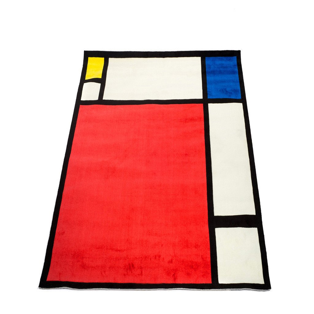 Tapis Mondrian 72" X 84" Inspiré par Piet Mondrian Rug inspired by Mondrian