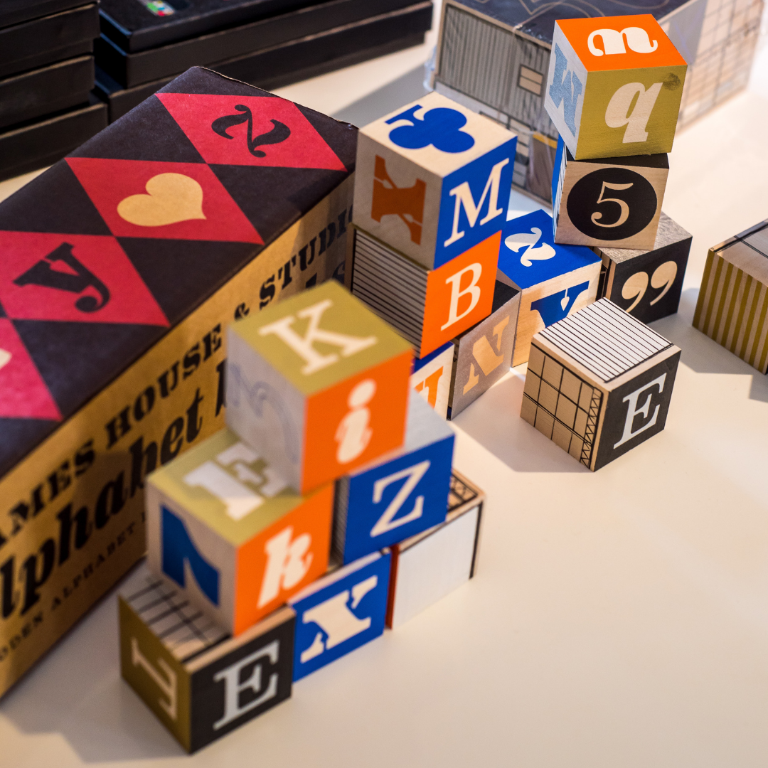 Cubes alphabet minuscules et majuscules - Prunelle