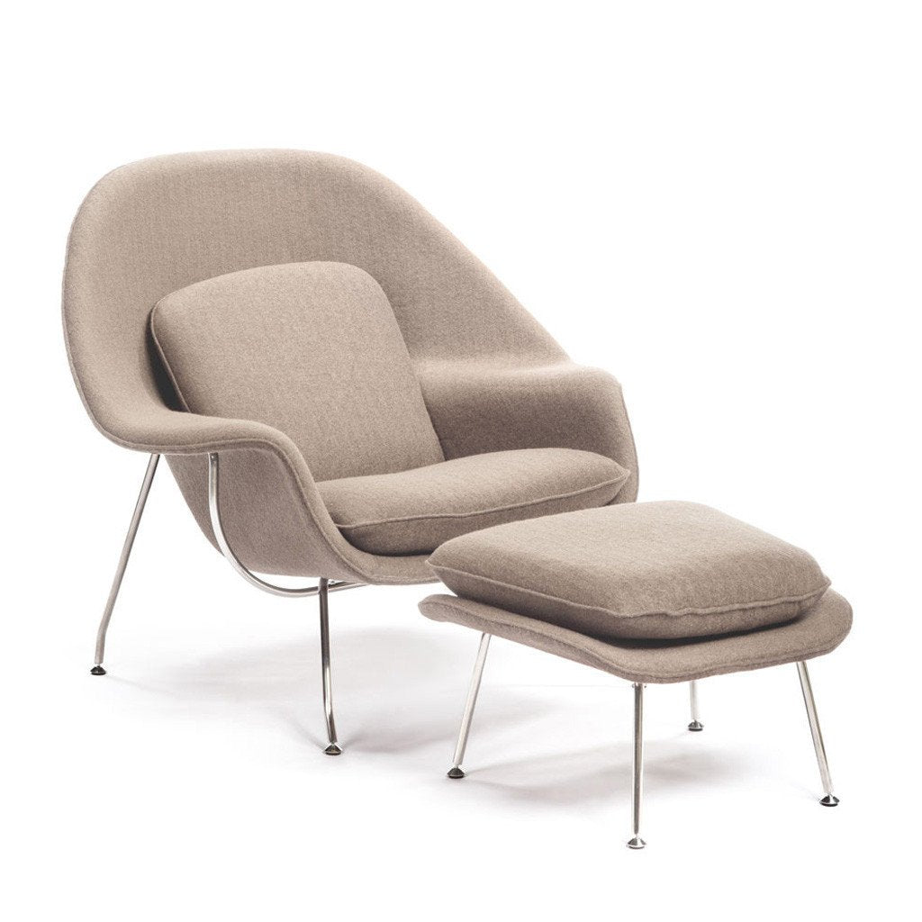 Womb Chair with Ottoman