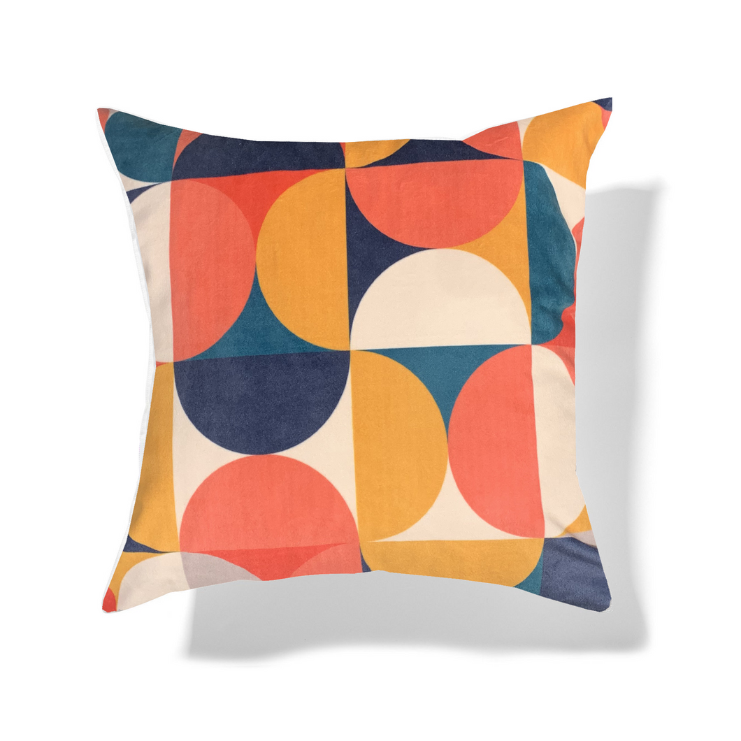 Multicolor Circles Cushion