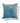 Coussin Lignes Courbes Turquoise